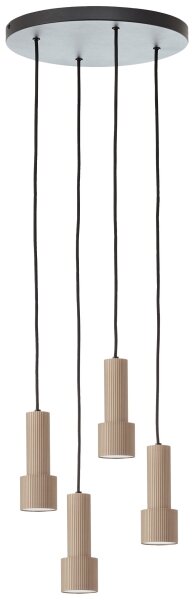 Brilliant - Пендел CADIZ 4xGU10/10W/230V Ø 35 см бронзов