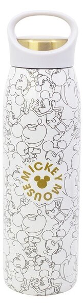 Бял детски термос от неръждаема стомана 665 ml Mickey Mouse – STOR