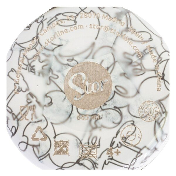 Бял детски термос от неръждаема стомана 665 ml Mickey Mouse – STOR
