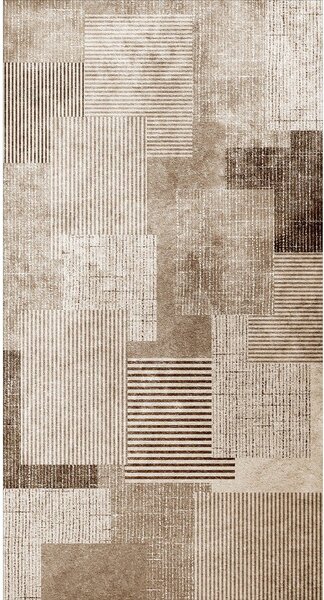 Бежов килим подходящ за пране 50x80 cm Cubo – Vitaus