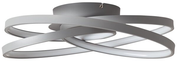 Brilliant - LED Плафониера LABYRINTH LED/40W/230V Ø 39,5 см сив