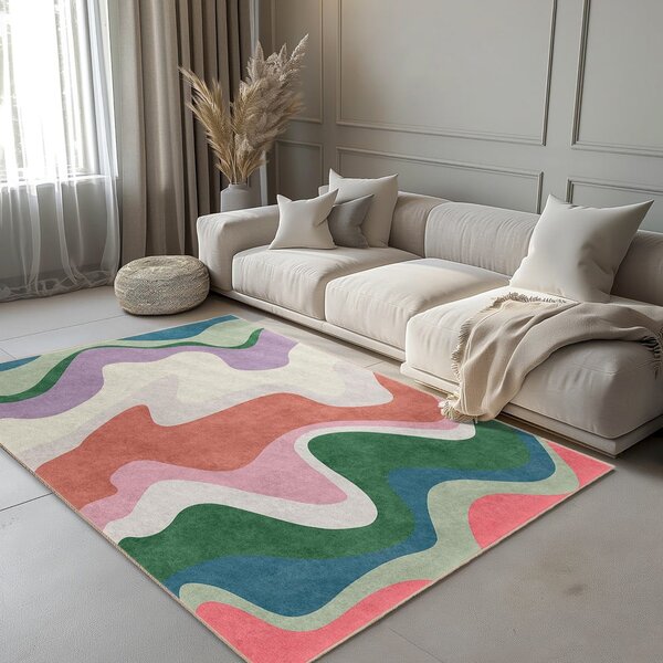 Килим подходящ за пране 120x180 cm Squiggly Breeze – Mila Home