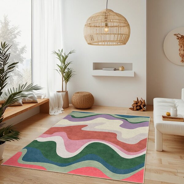 Килим подходящ за пране 120x180 cm Squiggly Breeze – Mila Home