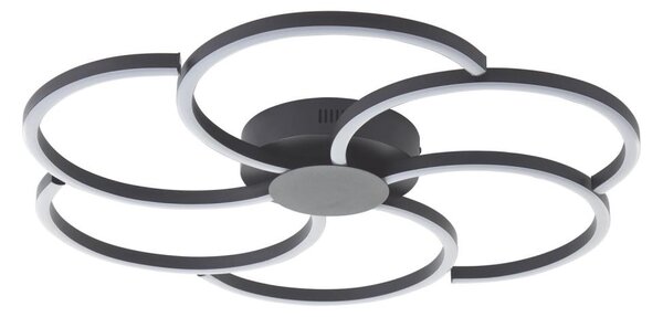 Brilliant - LED Плафониера FICO LED/32W/230V Ø 65 см черен