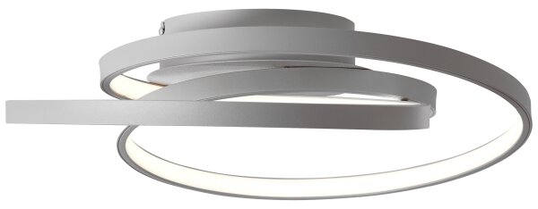 Brilliant - LED Плафониера LABYRINTH LED/40W/230V Ø 39,5 см сив