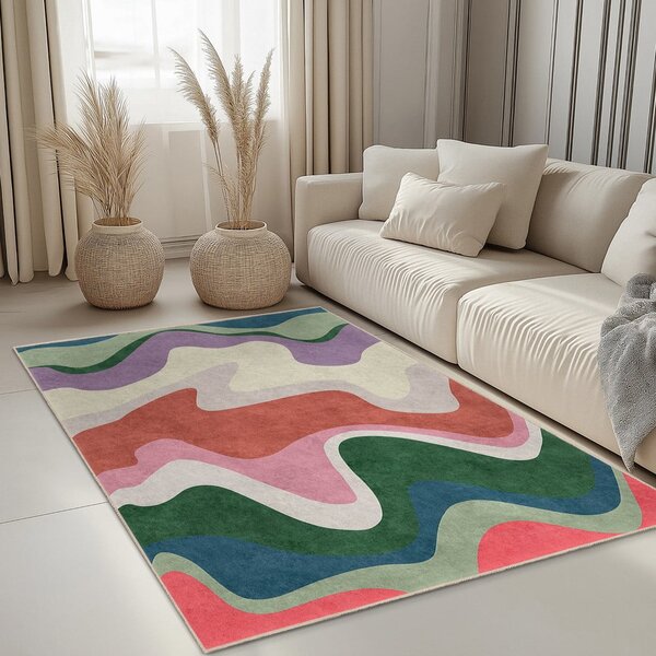 Килим подходящ за пране 120x180 cm Squiggly Breeze – Mila Home