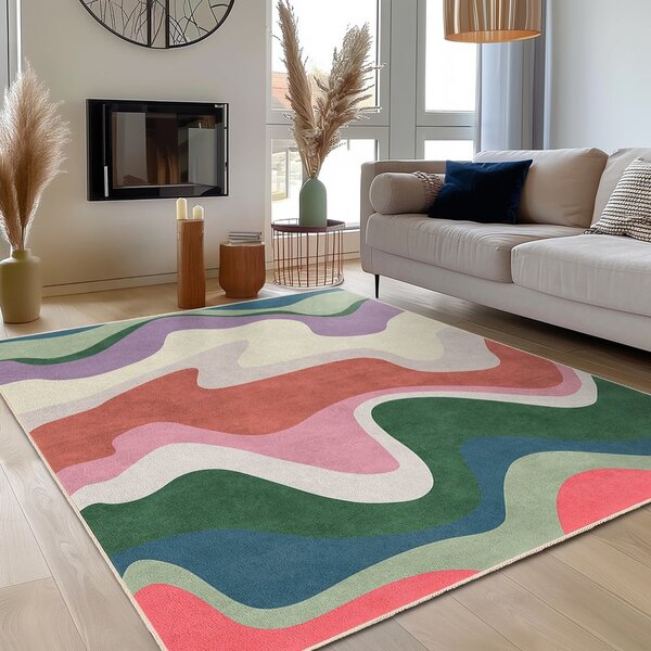 Килим подходящ за пране 120x180 cm Squiggly Breeze – Mila Home