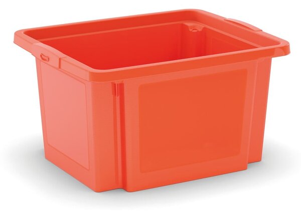 Оранжева пластмасова кутия за съхранение 42x35x23 cm H-Box S – KIS