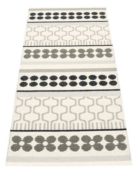 Сива и кремава пътека за открито и закрито 70x180 cm Asta Warm Grey – Pappelina