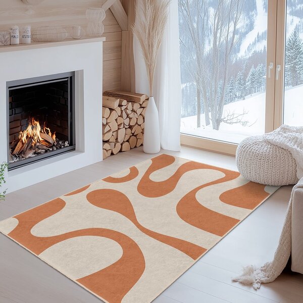 Оранжева пътека подходяща за пране 60x230 cm Caramel Latte – Mila Home