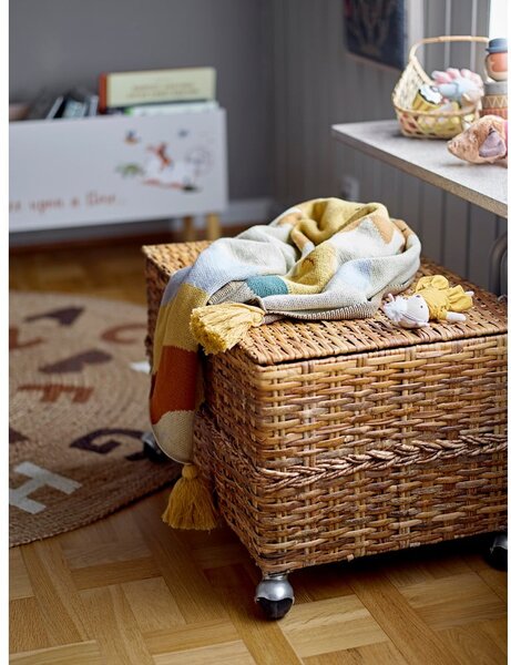 Ютен кръгъл килим в естествен цвят ø 130 cm Dinne – Bloomingville Mini