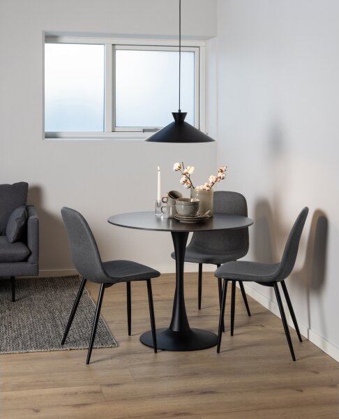 Трапезен стол KAIA 1 бр. тъмен