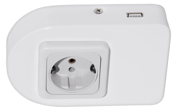 Eglo 94663 - Контакт за под кухненски шкаф SCHUKO вкл. USB TAXANO