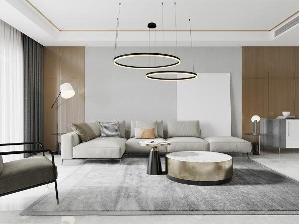 LED Димируем пендел LED/128W/230V 3000-6500K + дистанционно управление