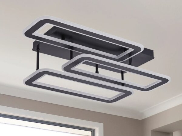 LED Димируем полилей за повърхностен монтаж LED/90W/230V 3000-6500K + дистанционно управление