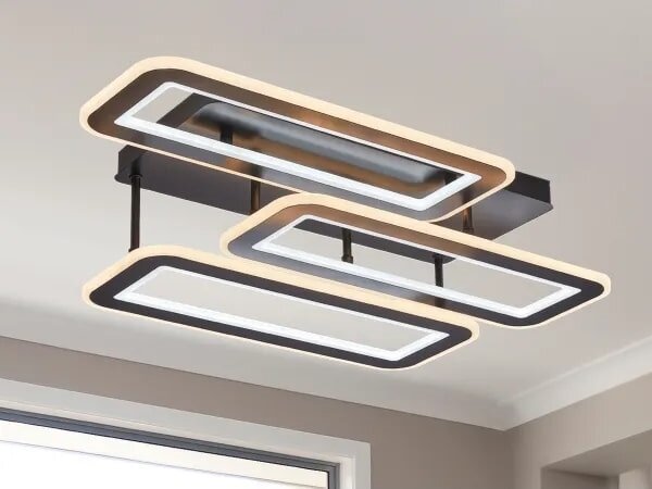 LED Димируем полилей за повърхностен монтаж LED/90W/230V 3000-6500K + дистанционно управление