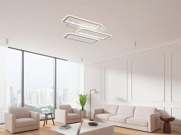 LED Димируем полилей за повърхностен монтаж LED/90W/230V 3000-6500K + дистанционно управление