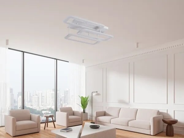 LED Димируем полилей за повърхностен монтаж LED/90W/230V 3000-6500K + дистанционно управление