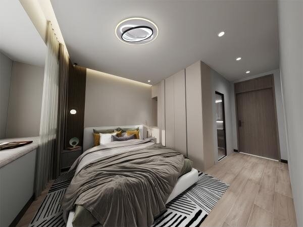 LED Димируем плафон LED/90W/230V 3000-6500K + дистанционно управление