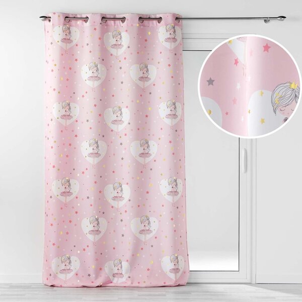 Розова детска завеса 140x260 cm Petite Etoile – douceur d'intérieur