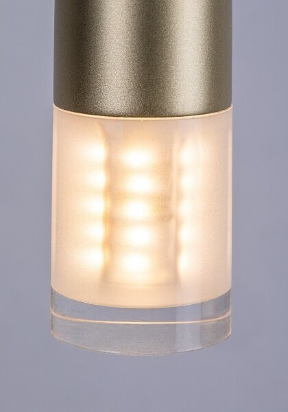 Rabalux 72357 - Пендел RAMIRA 1xG9/5W/230V златист