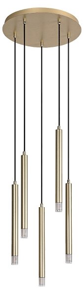 Rabalux 72361 - Пендел RAMIRA 5xG9/5W/230V златист