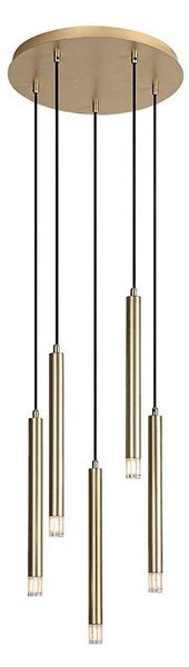 Rabalux 72361 - Пендел RAMIRA 5xG9/5W/230V златист