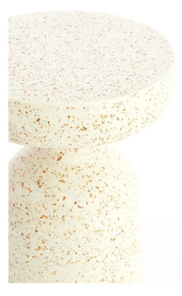 Кръгла странична масичка от terrazzo цимент ø 32 cm Moravit – Light & Living