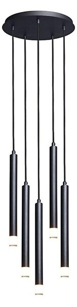 Rabalux 72360 - Пендел RAMIRA 5xG9/5W/230V черен