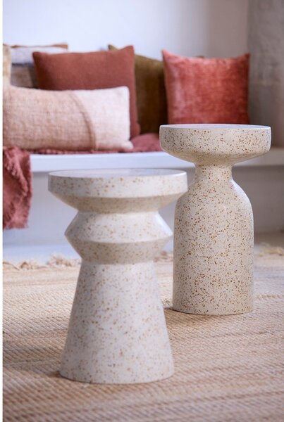 Кръгла странична масичка от terrazzo цимент ø 32 cm Moravit – Light & Living