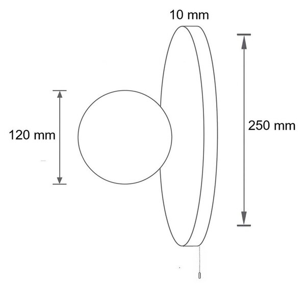 Бежова каменна стенна лампа ø 12 cm Hilde – Opviq lights