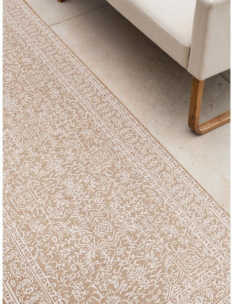 Пътека за открито и закрито в цвят слонова кост и бежово 80x250 cm Duet Kona – NORTHRUGS