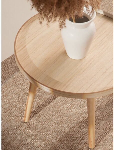 Пътека за открито и закрито в цвят слонова кост и бежово 80x250 cm Duet Kona – NORTHRUGS
