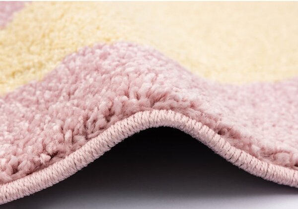 Жълто-розов детски килим 120x170 cm Hugsy Vanilla – FD
