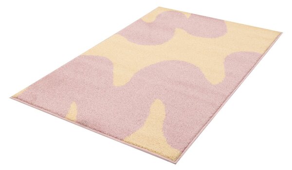 Жълто-розов детски килим 120x170 cm Hugsy Vanilla – FD