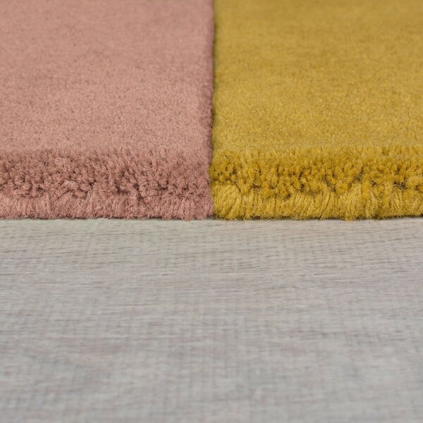 Син ръчно изработен вълнен килим 120x180 cm Lozenge Bright Multi – Flair Rugs