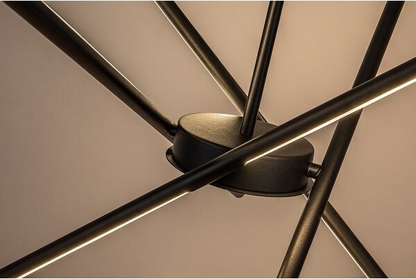 Rabalux 72338 - LED Пендел HENLI2 LED/40W/230V 3000K черен