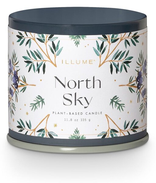 Ароматна свещ от соев восък с време на горене 50 часа North Sky – ILLUME x Bloomingville