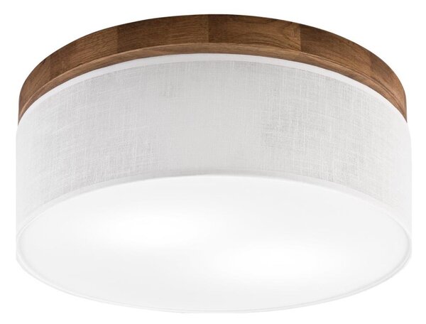 Brilagi - LED Плафон BELLADONNA 2xE27/15W/230V Ø 40 см бял/дъб череша
