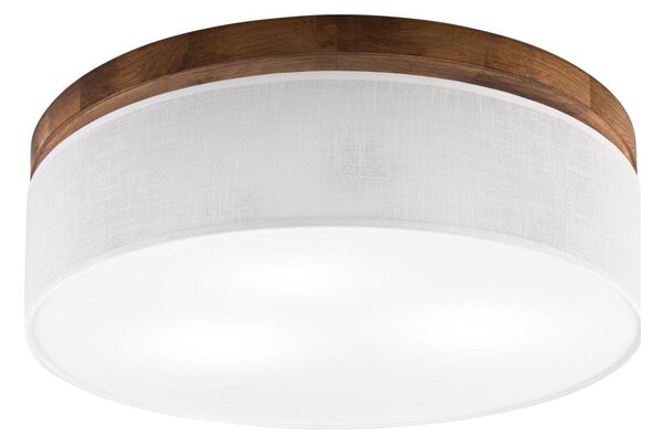 Brilagi - LED Плафон BELLADONNA 3xE27/15W/230V Ø 50 см бял/дъб череша