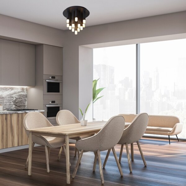 Rabalux 71354 - Таванно осветително тяло RAMIRA 13xG9/5W/230V черно