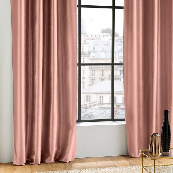 Розово перде от микросатен 140x240 cm Shana – douceur d'intérieur