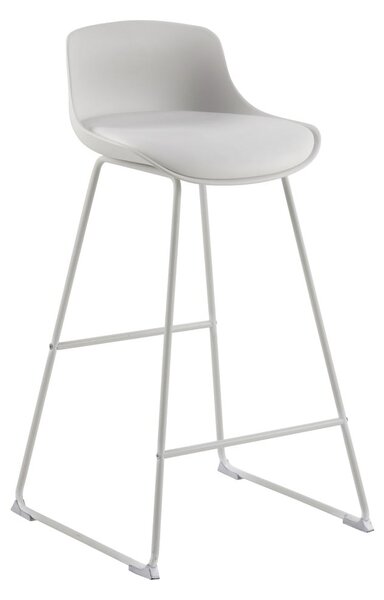 Бял бар стол (височина на седалката 76 cm) Tina – Actona