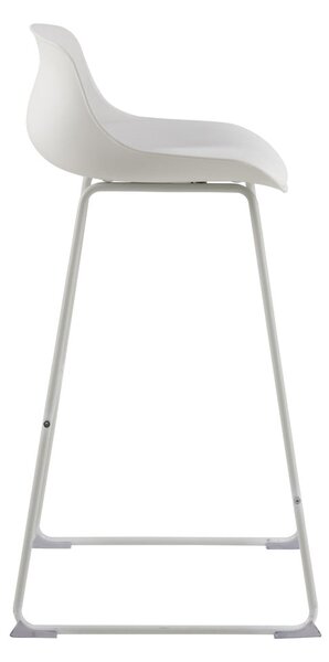 Бял бар стол (височина на седалката 76 cm) Tina – Actona