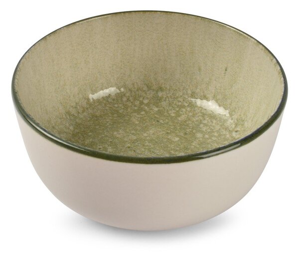 Зелена/кремава глинена купичка 740 ml Gravel – ONA