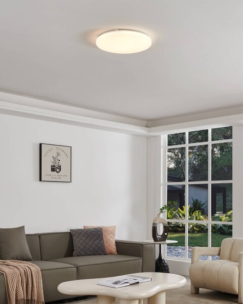 Бяло LED осветително тяло за таван FRANIA – EGLO