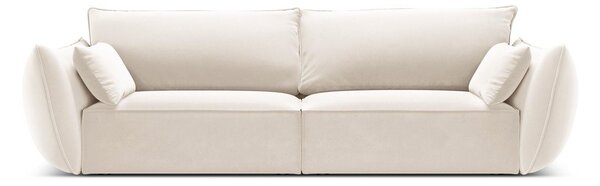 Бежов кадифен диван 208 cm Vanda – Mazzini Sofas