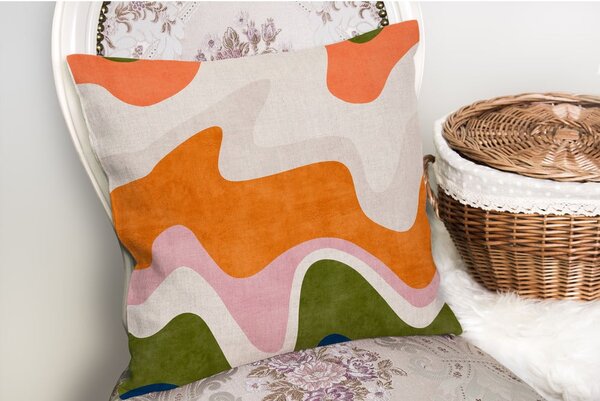 Калъфка за възглавница 43x43 cm Squiggly Orange – Mila Home