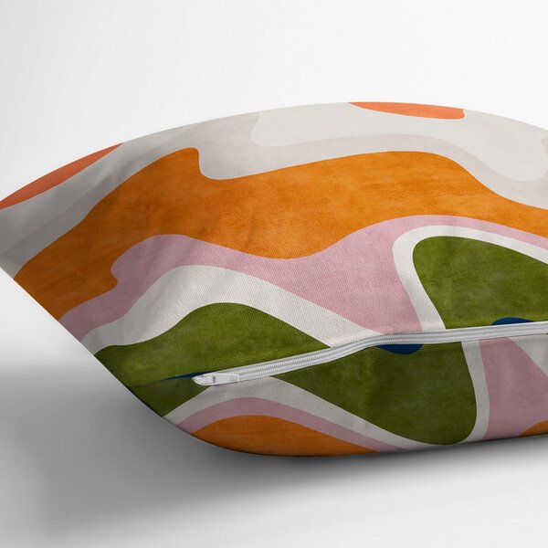 Калъфка за възглавница 43x43 cm Squiggly Orange – Mila Home