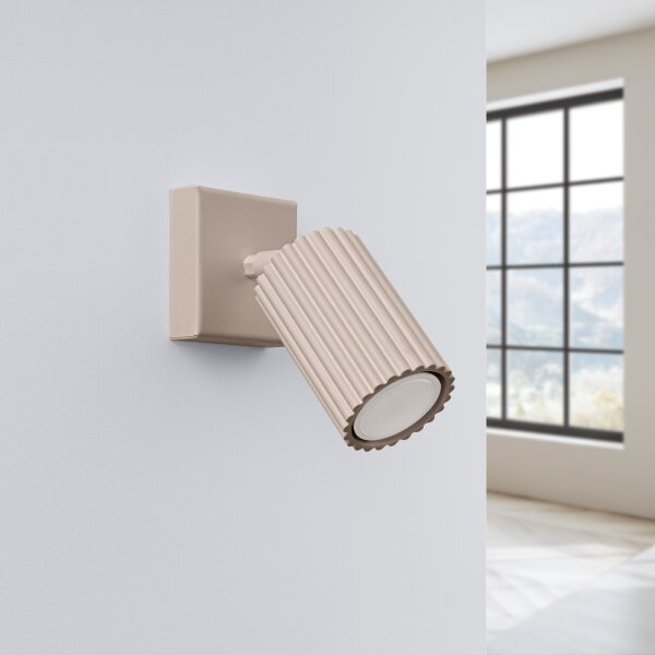 Brilagi - LED настенно точково осветително тяло CRESTO 1xGU10/10W/230V taupe